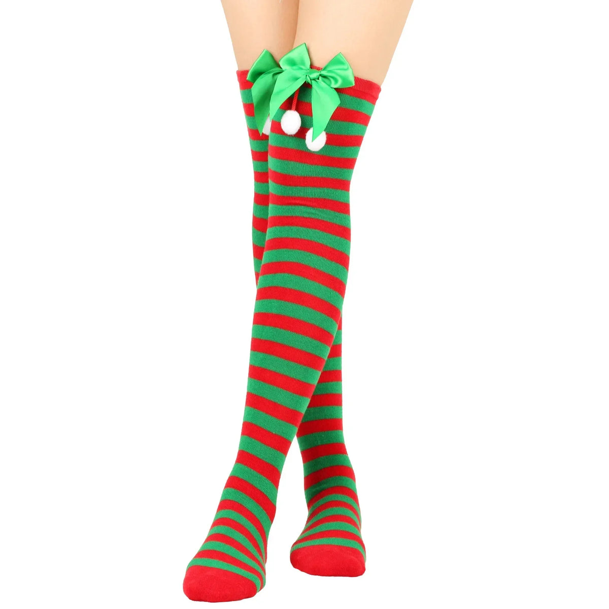 Knee High Christmas Stockings by Kore Kawaii