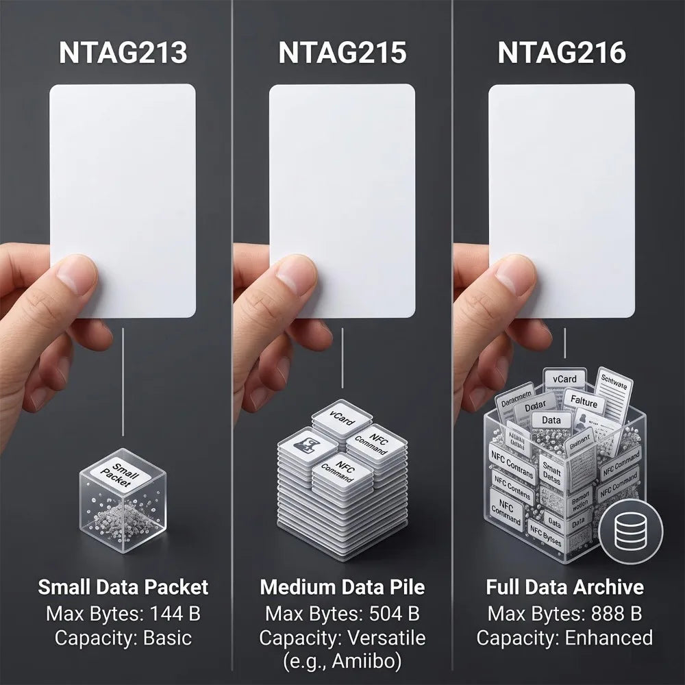 2-50PCS NFC216 NFC215 NFC213 Ntag 213 Chip TAG ISO14443A RFID PVC White Cards For all NFC Android IOS Phone Blank PVC Keycard by FLIPSTYLEZLLC