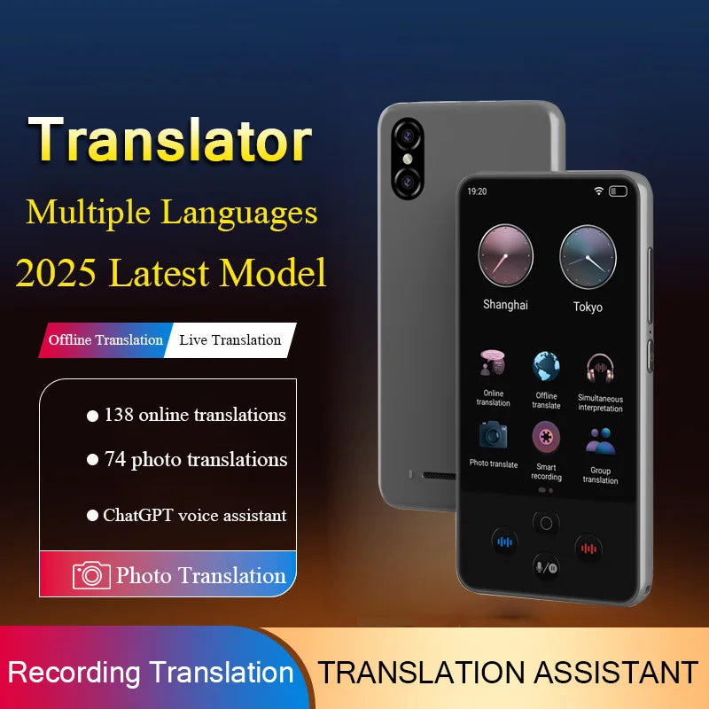 Language Translator Device Support 138 Traductor De Idiomas En Tiempo Real Translation AI Translator with ChatGPT Translator by FLIPSTYLEZLLC