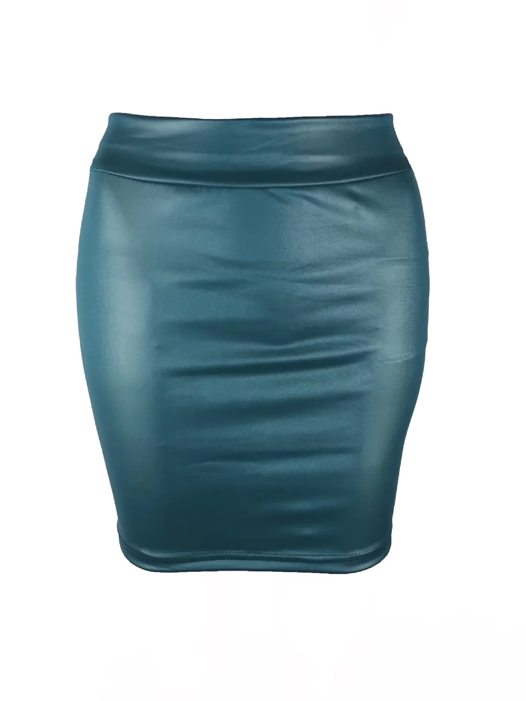 Leather Matte Slim Mini Sexy Fashion PU Hot Short High Waist Skirt Korean Nightclub Streetwear Wholesale Clothes 7ST by Urban Fashion Icon