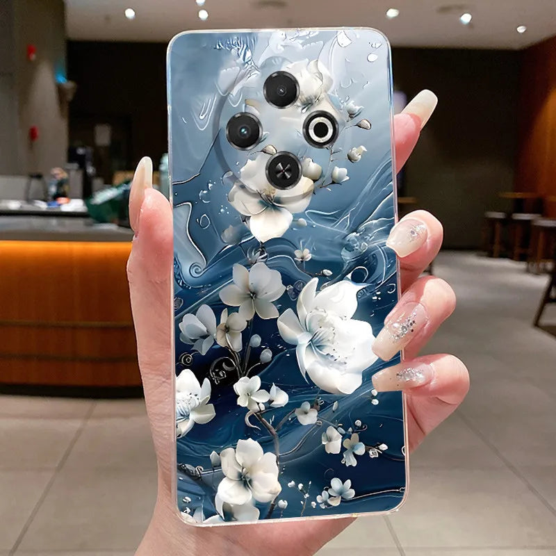 For Tecno Spark 30C Case kl5 kl5n Aesthetic Butterfly Flower Clear Soft Silicone Back Cover Techno Spark 30C Phone Case k15 k15n by FLIPSTYLEZLLC
