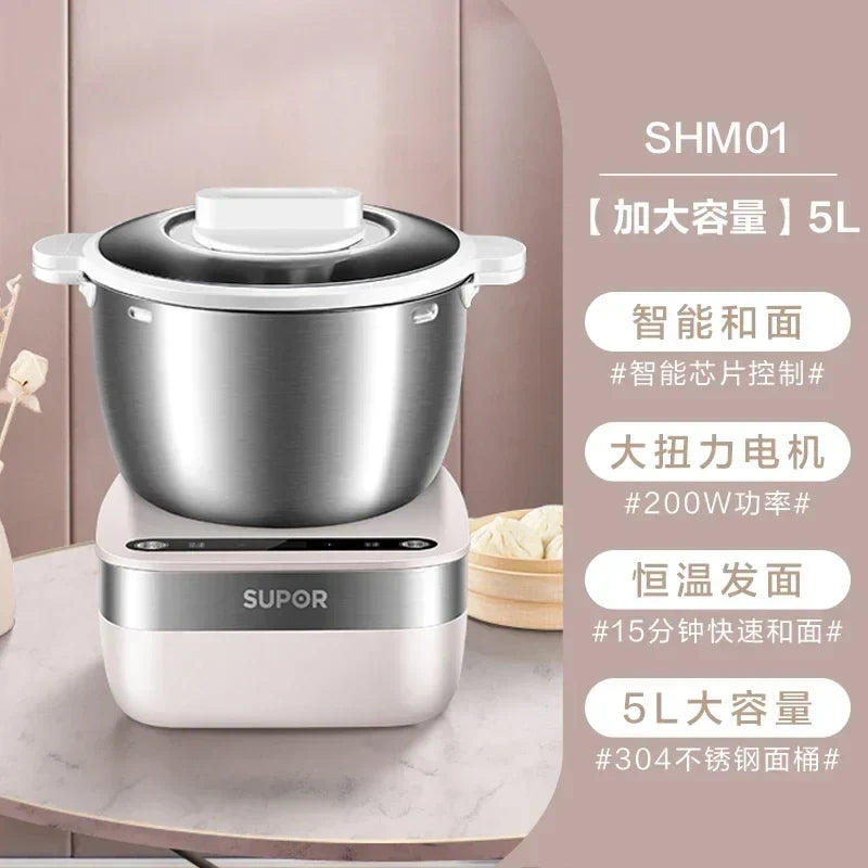 Stand Mixer Automatic Integrated Kneading Stirring Dough Fermentation Household Small Chef Machine for Baking by FLIPSTYLEZLLC