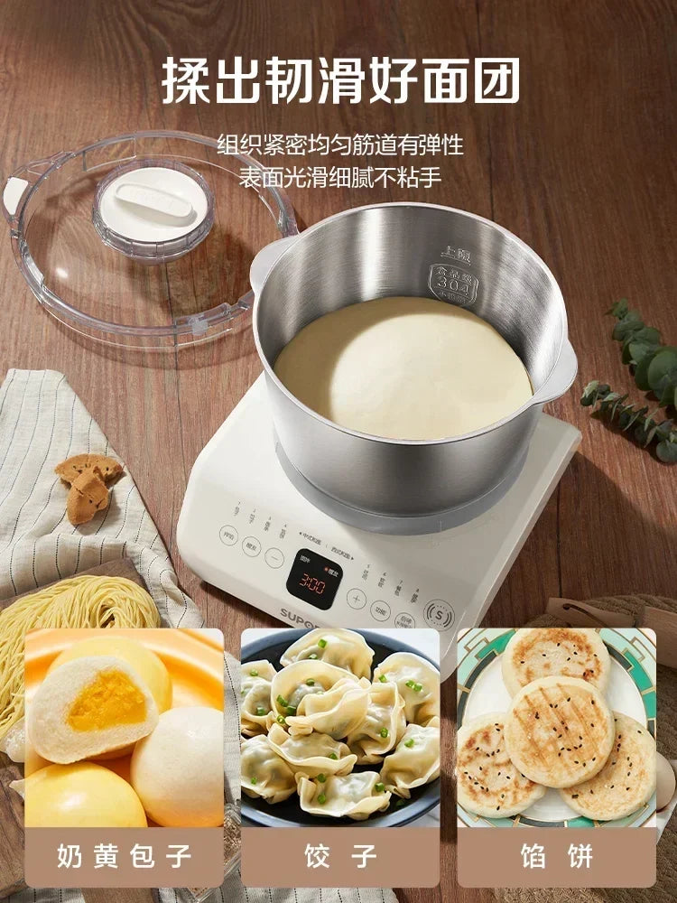 Stand Mixer Automatic Integrated Kneading Stirring Dough Fermentation Household Small Chef Machine for Baking by FLIPSTYLEZLLC
