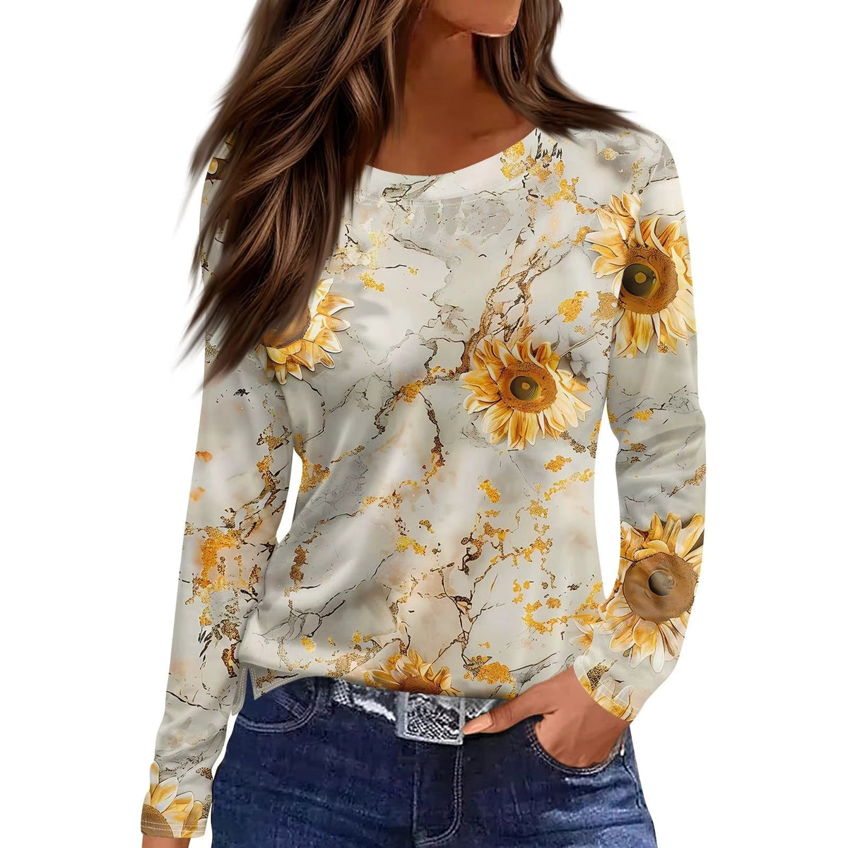 Vintage Floral Mesh Blouse – 9 Styles, S–XXXL by FitiqueFit