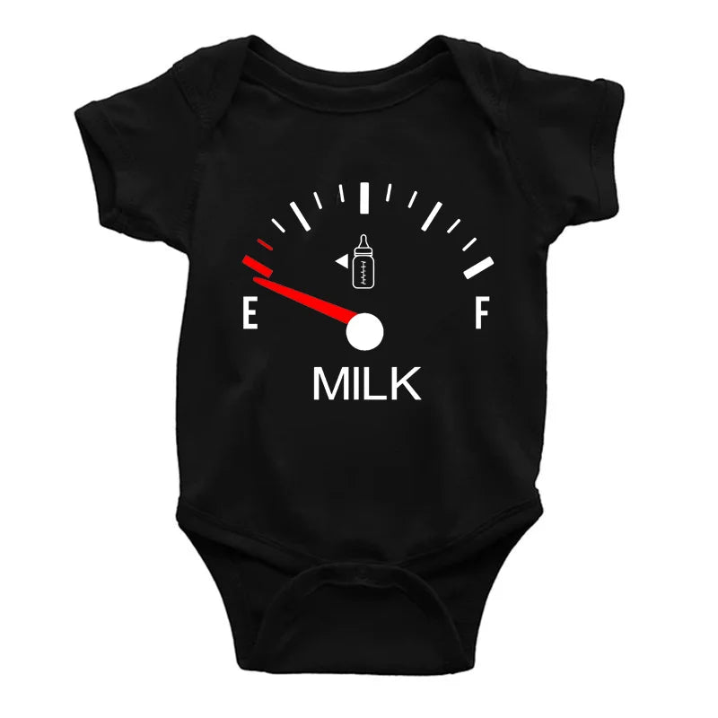 High Quality Minimalist Print Baby Onesie Creativity Milk Printed Newborn Clothes 0-24 Infant Jumpsuit Romper by FLIPSTYLEZLLC