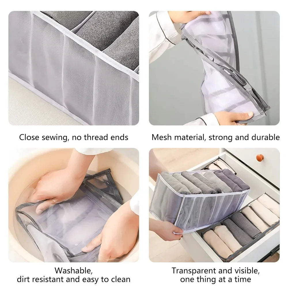 Jeans Organization Storage Box Closet Organizer Clothing Organization System Drawer Organizers Cabinet Pants Storage Organizer by FLIPSTYLEZLLC