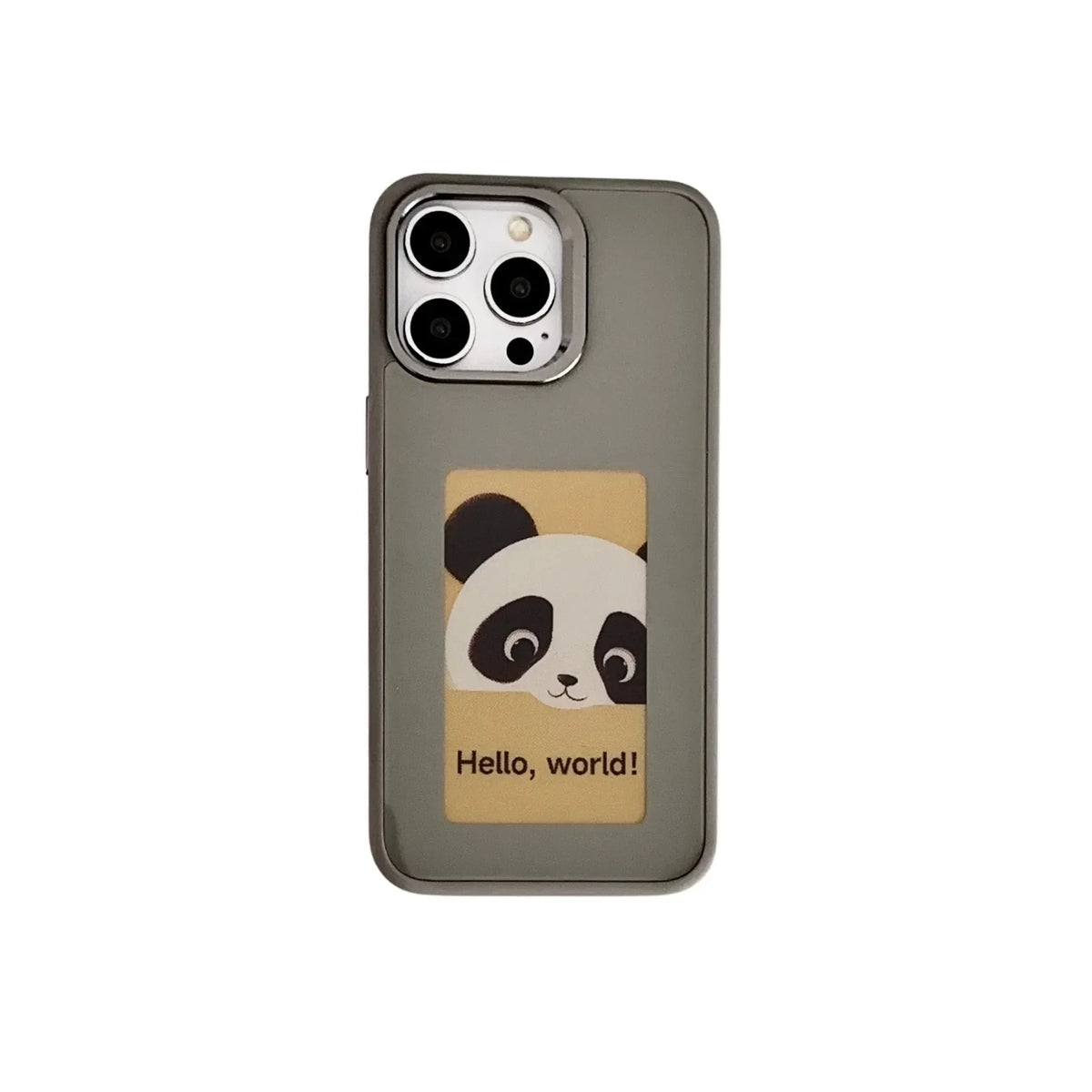 Aumengear DIY Smart Eink 4 Colors Display Screen NFC Phone Case for Phone 13 14 15 Pro Max Magic Designer Casing Phone Back Cove by FLIPSTYLEZLLC