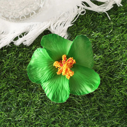 Away Hawaiian Flower Hair Clip by Raspberry Eurybia