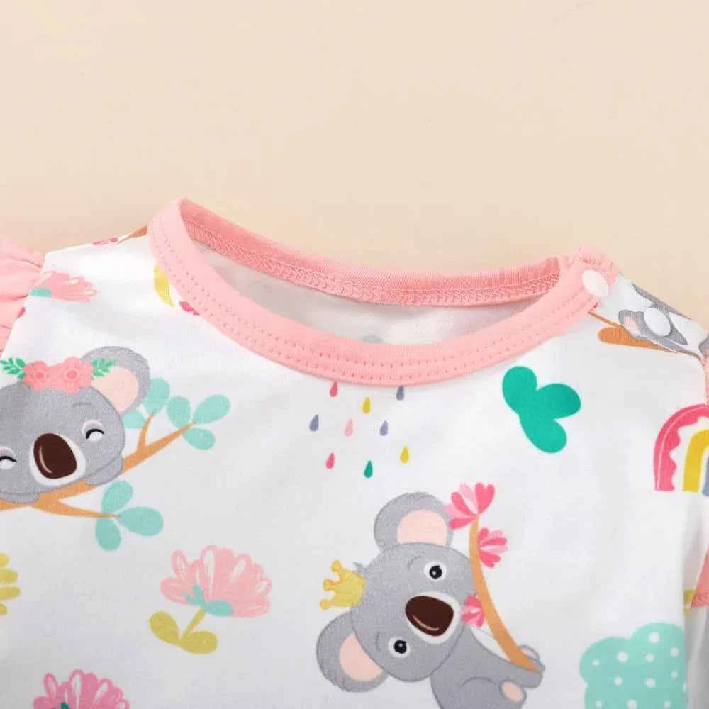 0-12 Months Newborn Baby Girl Clothes Long Sleeves Cute