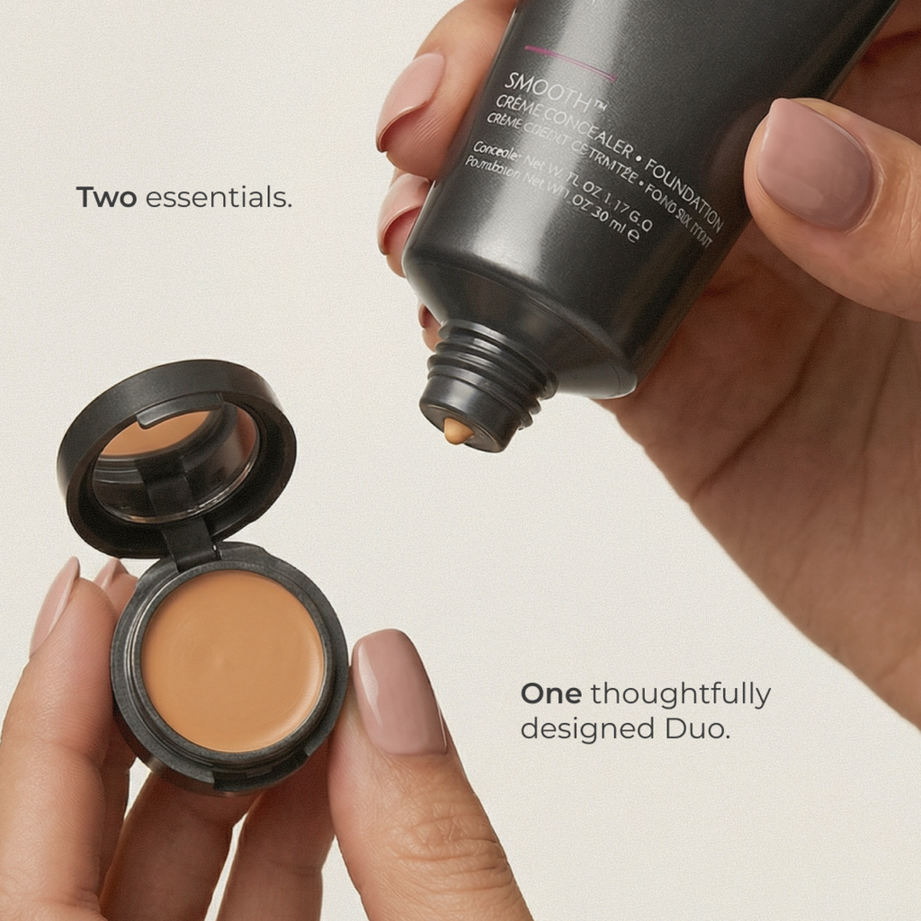 SMOOTH® Crème Concealer & Foundation Duo by AmazingCosmetics