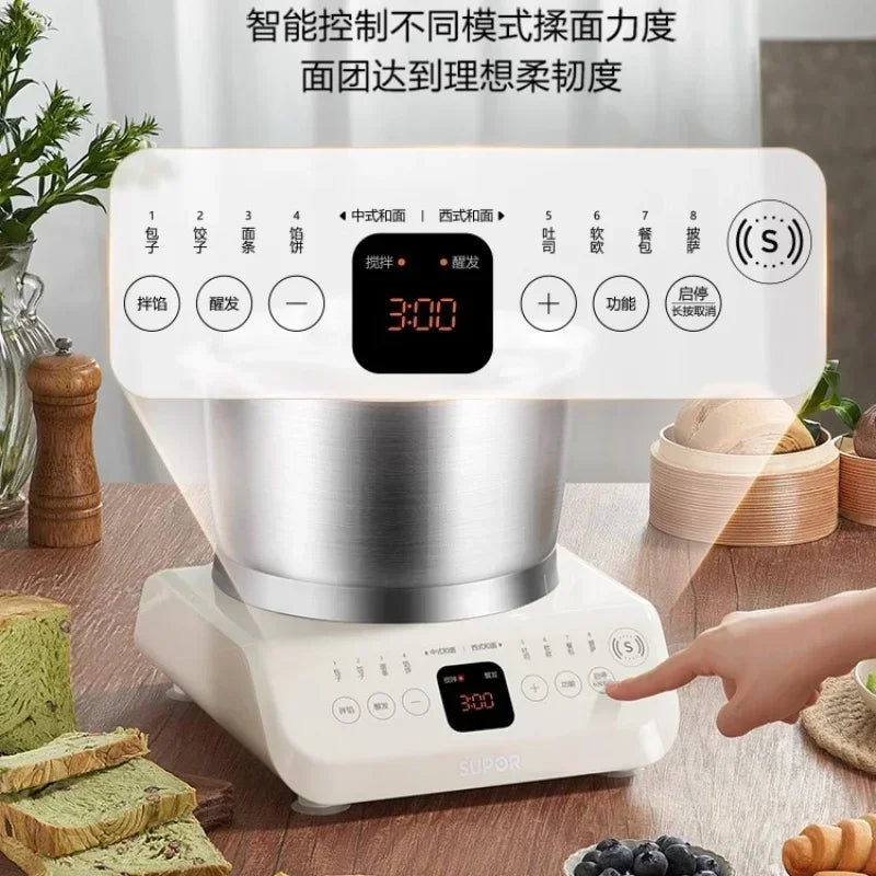 Stand Mixer Automatic Integrated Kneading Stirring Dough Fermentation Household Small Chef Machine for Baking by FLIPSTYLEZLLC