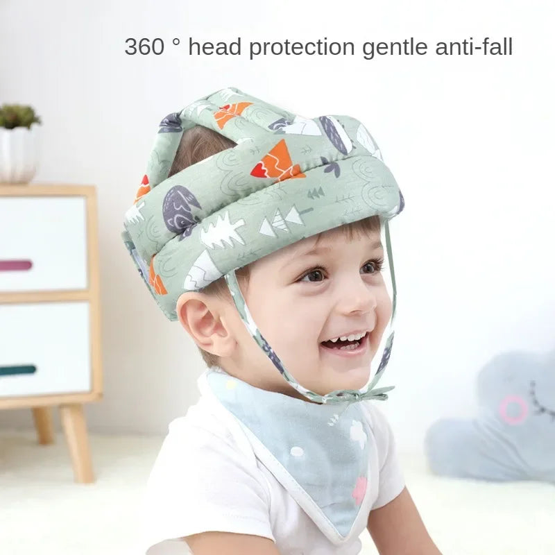 Anti Collision Head Learning To Walk Baby Walking Hat New Baby Headrest Anti Fall Device Head Breathable Safety Protection Pad by FLIPSTYLEZLLC