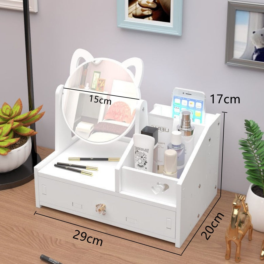 Cat Makeup Storage Box by Kore Kawaii