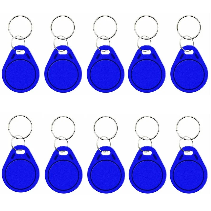 5YOA 5/10pcs RFID 13.56mhz Smart Chip Keychain Ic Rewritable Label Waterproof Copy Card Badge Uid Token Tag Clone Duplicator by FLIPSTYLEZLLC