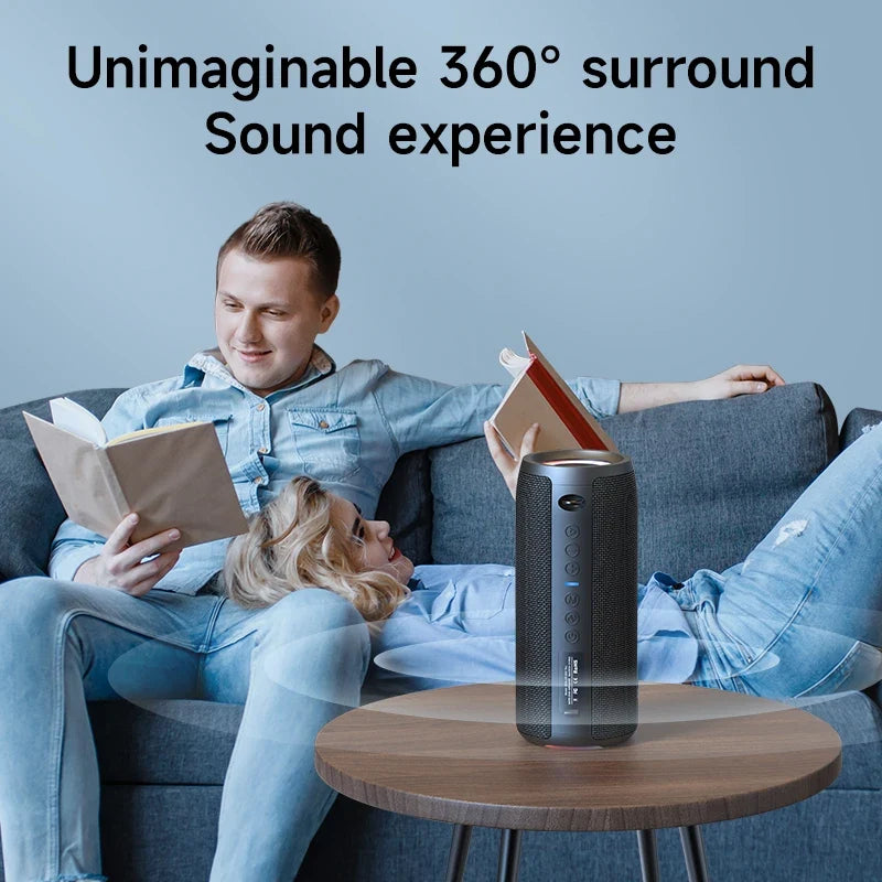 Zealot-S51Pro 40W High-power Bluetooth Speaker 3D Stereo Bass Bluetooth Speaker Portable IPX5 Waterproof Suitable TWS Boom Box by FLIPSTYLEZLLC