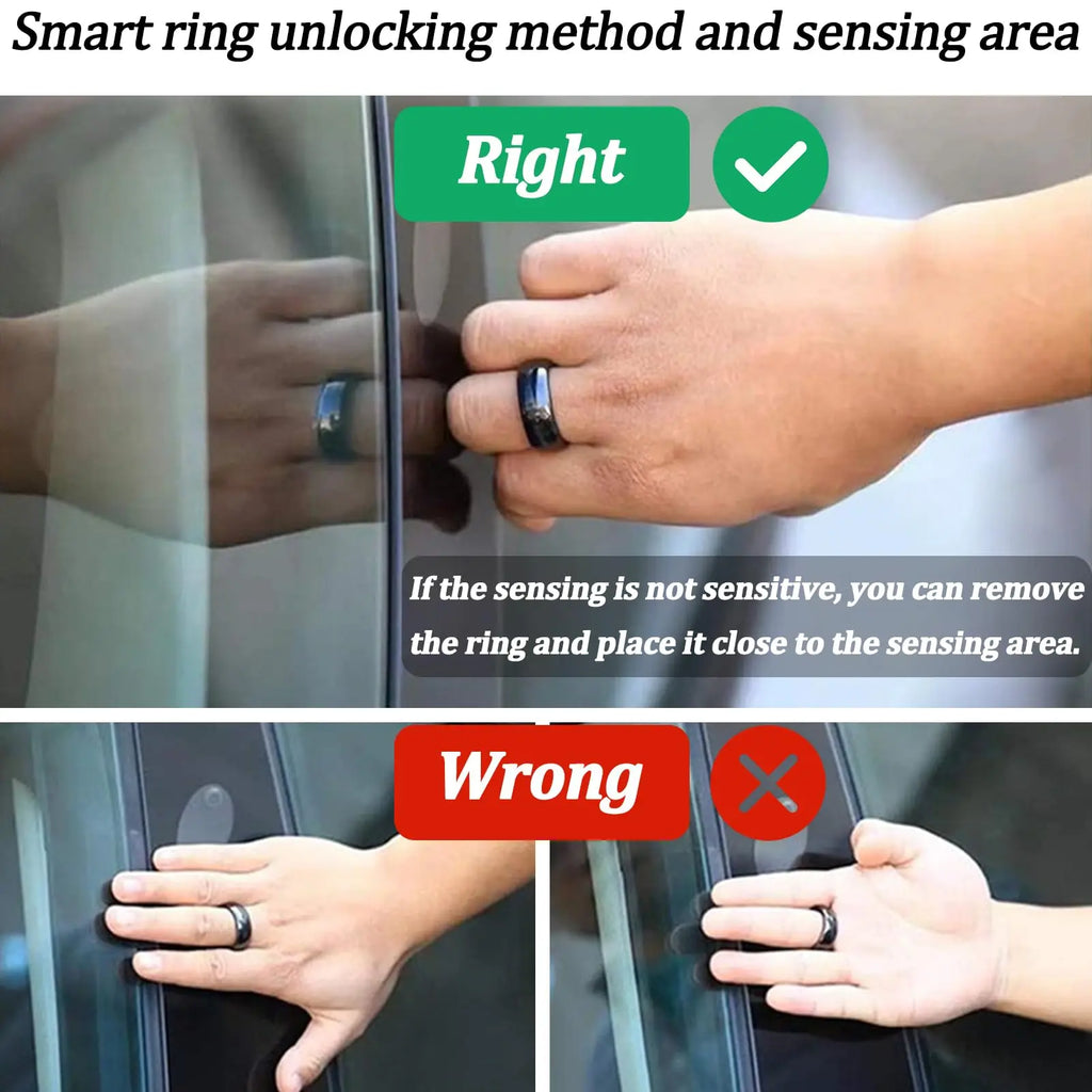 Tesla NFC Ring Waterproof Ceramic Ring Replace Car Key Card Key For Made With Original Card Chips For Tesla Model 3 Model Y by FLIPSTYLEZLLC