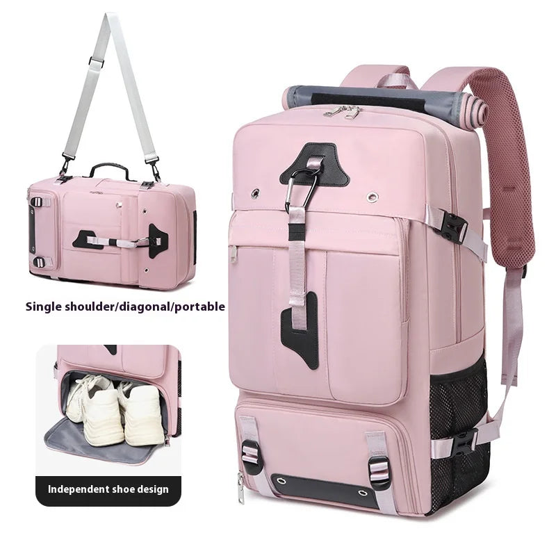 55L Large Capacity Travel Bag For Men 15.6 Inch Laptop Suitcase Backpack Multi-function Waterproof Backpack Outdoor Camping Bags by FLIPSTYLEZLLC