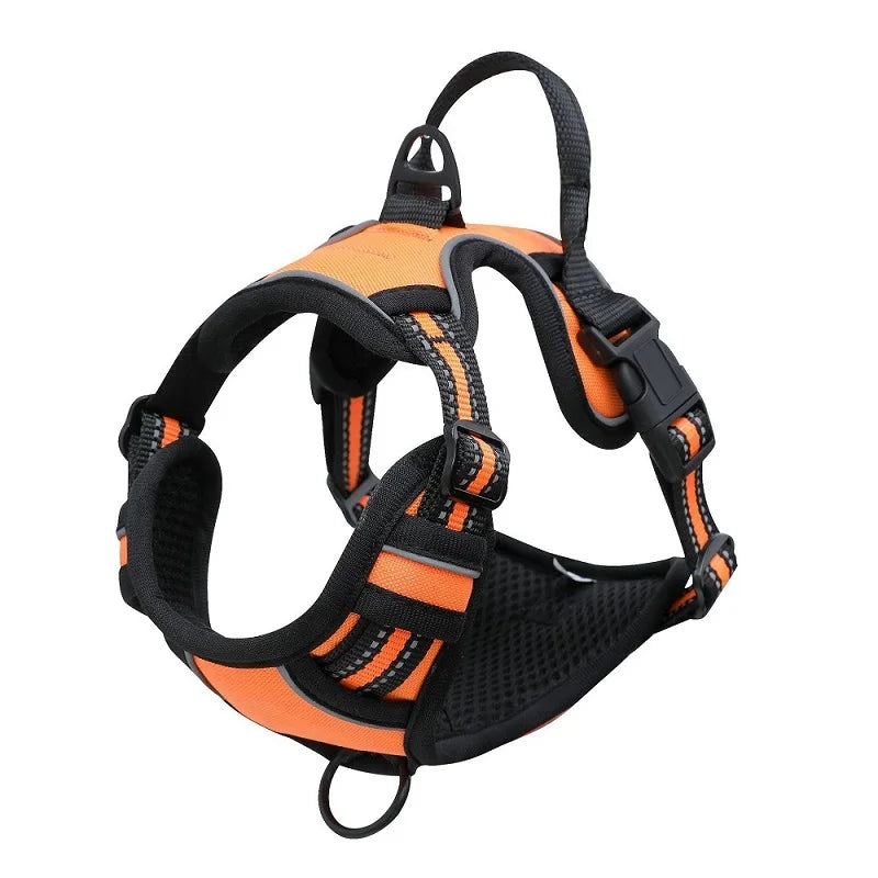 No Pull Dog Harness Large Dog Harnesses Heavy Duty Reflective Easy Control Handle for Large Dog Walking Medium Dogs Pet Supplies by FLIPSTYLEZLLC