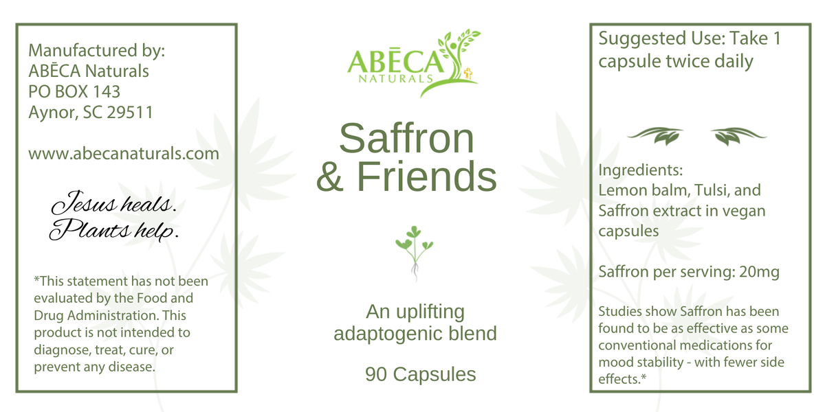 Saffron & Friends by ABĒCA Naturals