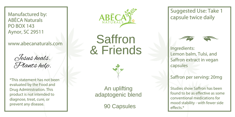 Saffron & Friends by ABĒCA Naturals