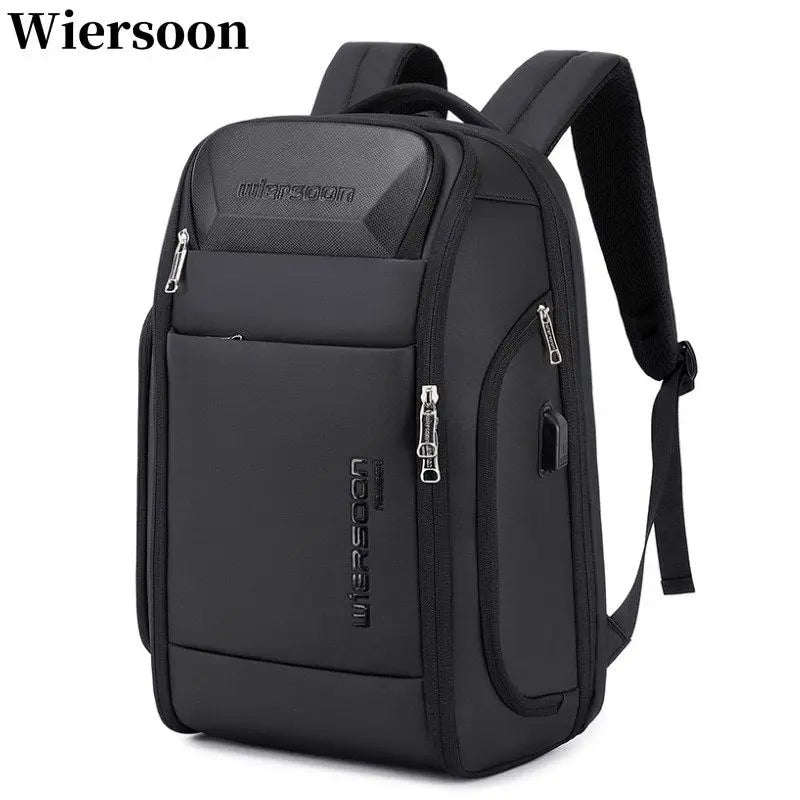 Wiersoon Backpack For Men Waterproof Backpack Large Capacity Business Trip Multifunctional Password Anti-theft Laptop Bag by FLIPSTYLEZLLC