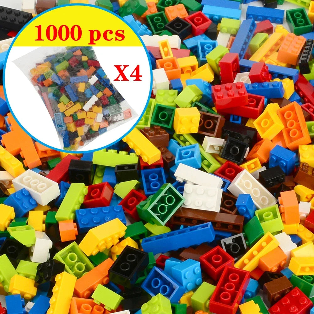 1000 Pcs Parts 500 Pieces Creative Designer DIY Toys Boy Girl Friend Model Building Blocks MOC Classical Bricks Christmas Gift by FLIPSTYLEZLLC