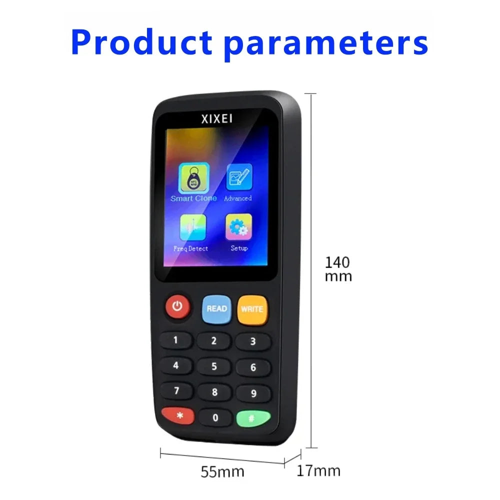 X7 RFID Smart Chip Card Reader Writer Access Card Copier 125KHz 13.56MHz Badge Token Tag Clone NFC Decoder Duplicator by FLIPSTYLEZLLC