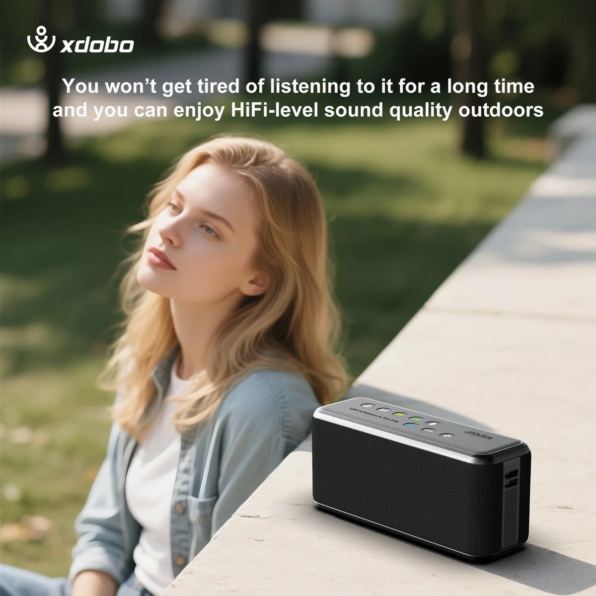 Super Power XDOBO X8 Max 100W Portable Wireless Speaker TWS Subwoofer Support USB/TF/AUX 20000mAh Four-cell Power Bank Function by FLIPSTYLEZLLC