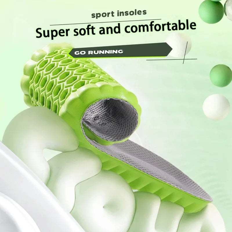 1 Pair Breathable Shock-Absorbing Insoles Men's Outdoor Sport Insoles by FLIPSTYLEZLLC