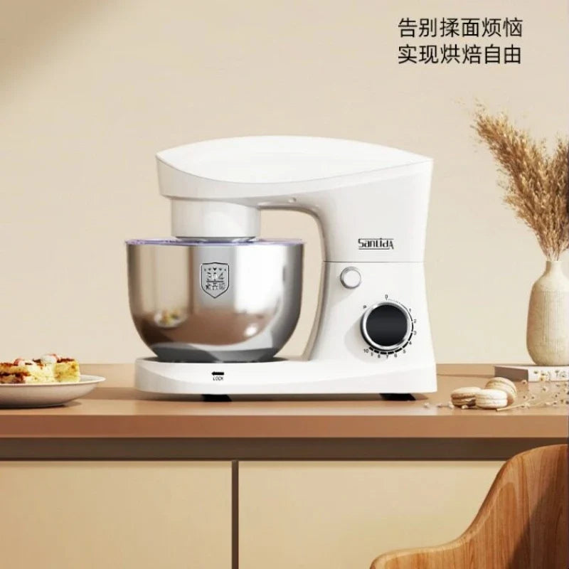 Household Small Stand Mixer Automatic Dough Kneading Egg‑Beating Food Processor Kitchen Appliance For Home Baking Use by FLIPSTYLEZLLC