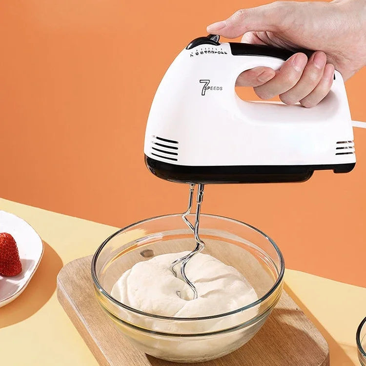 Multifunctional 7 Speed 100W Electric Handheld Mixer Egg Beater Automatic Cream Food Cake Baking Dough Mixer Food Blender Mixer by FLIPSTYLEZLLC