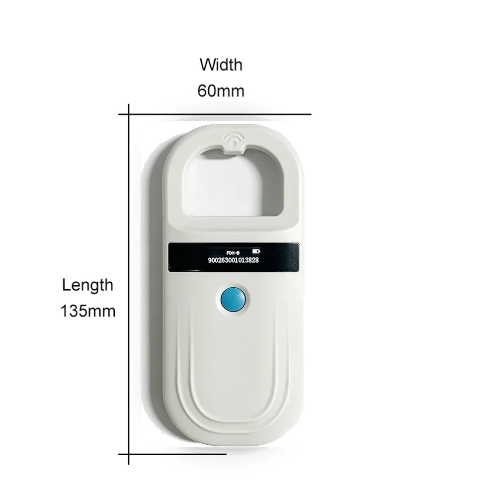 Pet ID Chip Digital Scanner USB RFID Dog Cat Animal Handheld 134.2KHz Identification Tag Card Reader Chip by FLIPSTYLEZLLC