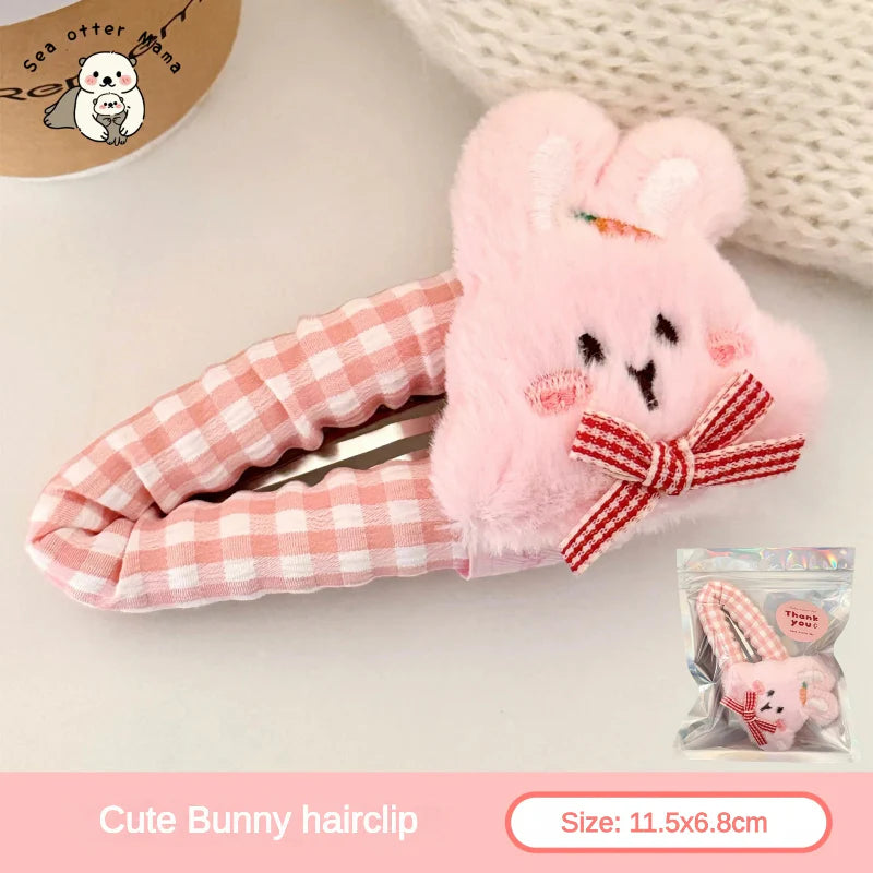 Cute Plushie Animal Hair Clips by Kore Kawaii