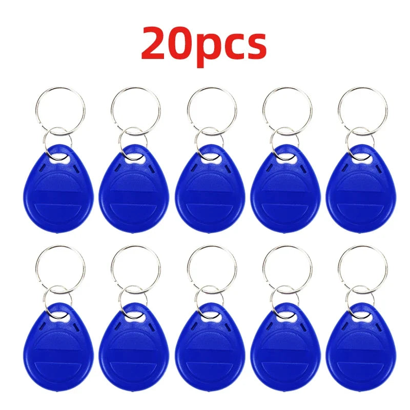 5YOA 10/20pcs 125KHz T5577 Keyfobs Rewritable Duplicate Tag 5200 Proximity Copy Access Card ID Token Ring RFID Cloner Keychain by FLIPSTYLEZLLC