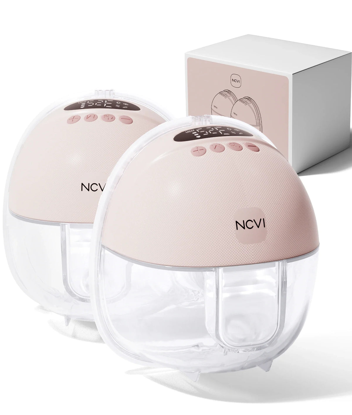 NCVI Electric Breast Pump,Hands-Free for Breastfeeding Pump, Ultra-Quiet Portable Wireless Pump, 3 Flange Sizes(19/21/24mm) by FLIPSTYLEZLLC