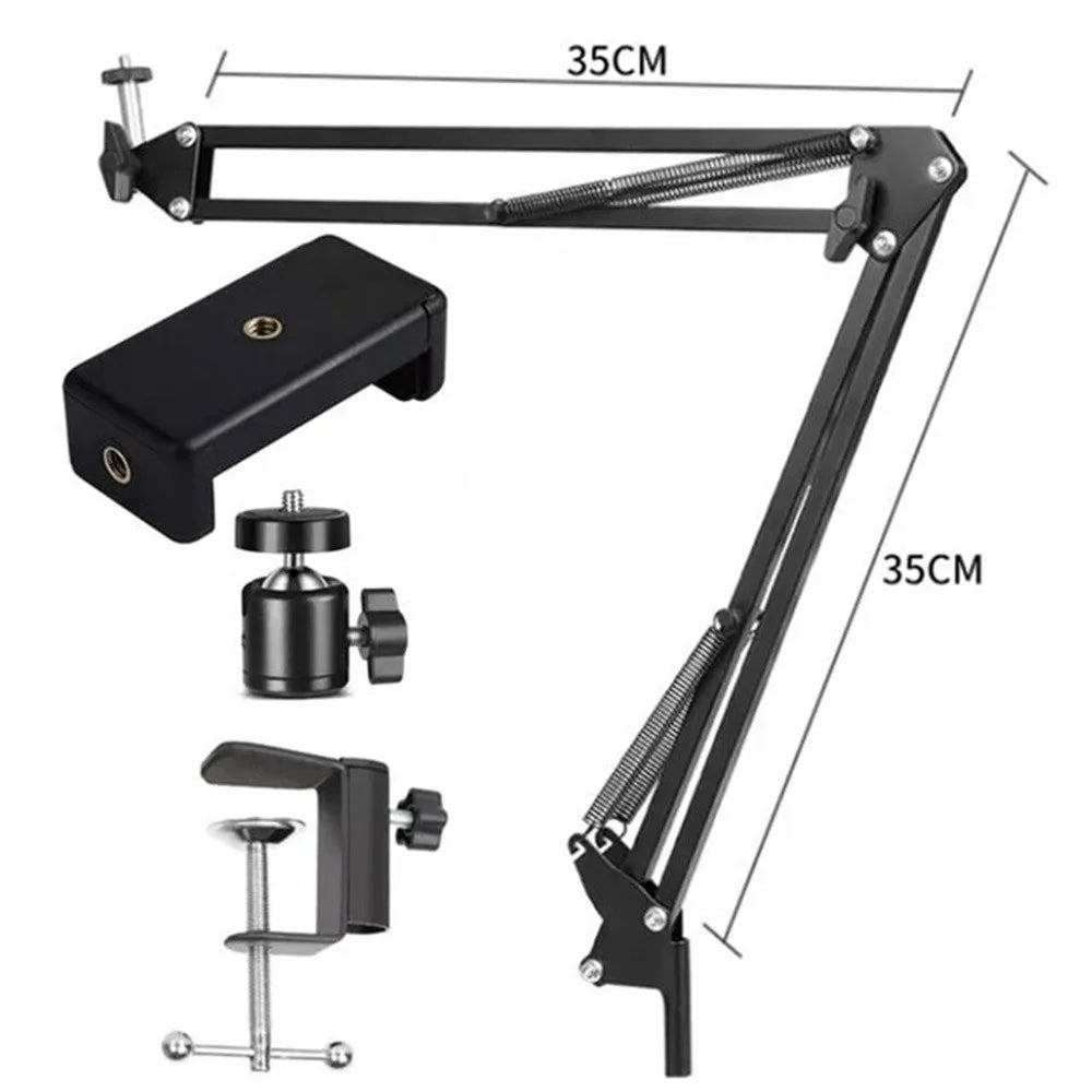 2025 NEW Flexible Arm Tripod For Phone Stand Table Folded Anchor 360° Rotation Online Desktop Laptop Video Live Shot Photography by Noventix