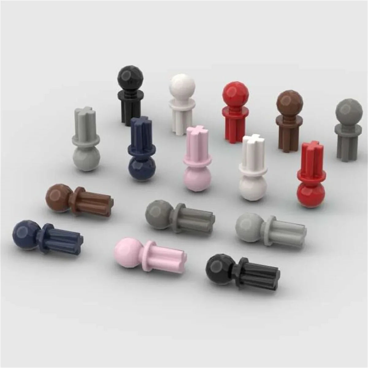 10pcs Puzzle Particle 2736 Axle 1L Building Block Kit with Tow Ball by FLIPSTYLEZLLC