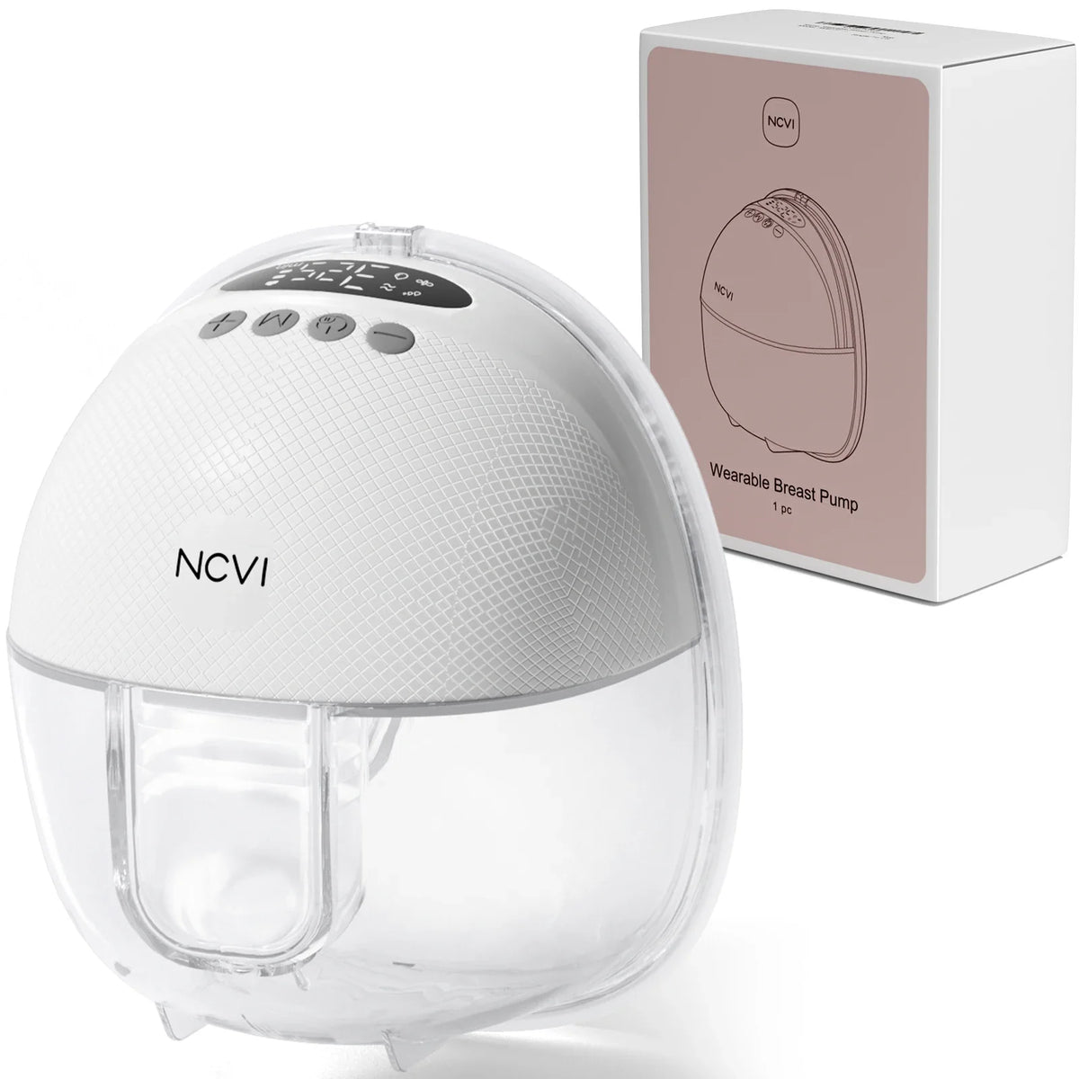 NCVI Electric Breast Pump,Hands-Free for Breastfeeding Pump, Ultra-Quiet Portable Wireless Pump, 3 Flange Sizes(19/21/24mm) by FLIPSTYLEZLLC