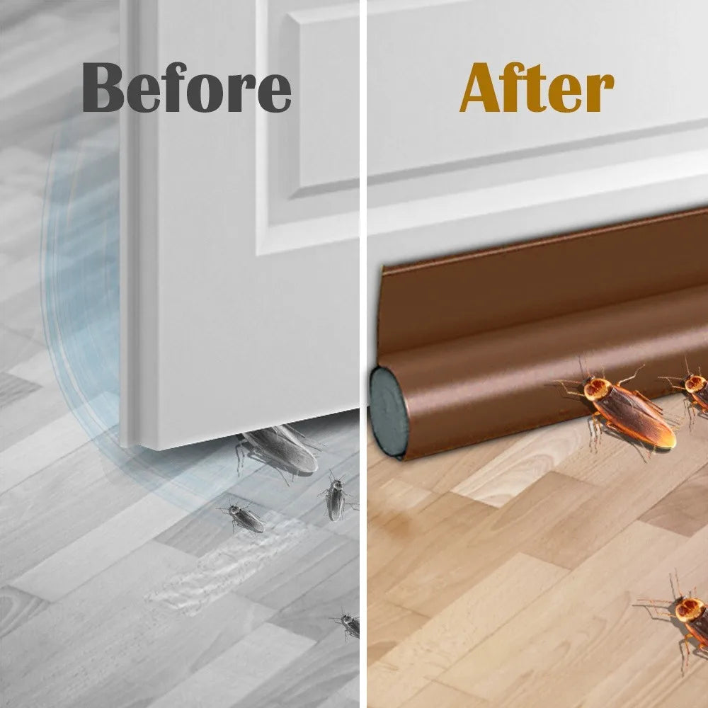 Adjustable Door Bottom Seal Strip Weatherstrip Under Door Draft by AliExpress