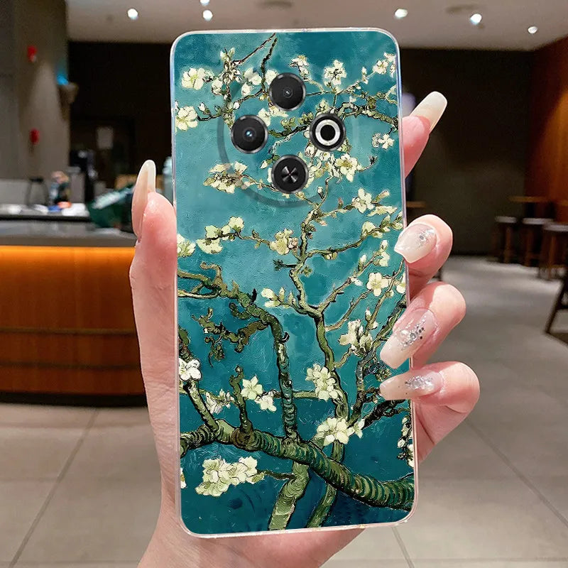 For Tecno Spark 30C Case kl5 kl5n Aesthetic Butterfly Flower Clear Soft Silicone Back Cover Techno Spark 30C Phone Case k15 k15n by FLIPSTYLEZLLC