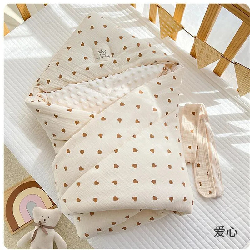 Newborn Baby Blanket Envelope Baby Receiving Blankets Boy Girl Cotton Soft Infant Swaddle Wrap Blankets For Stroller Crib Stuff by FLIPSTYLEZLLC
