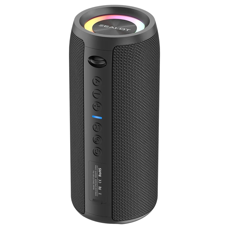 Zealot-S51Pro 40W High-power Bluetooth Speaker 3D Stereo Bass Bluetooth Speaker Portable IPX5 Waterproof Suitable TWS Boom Box by FLIPSTYLEZLLC