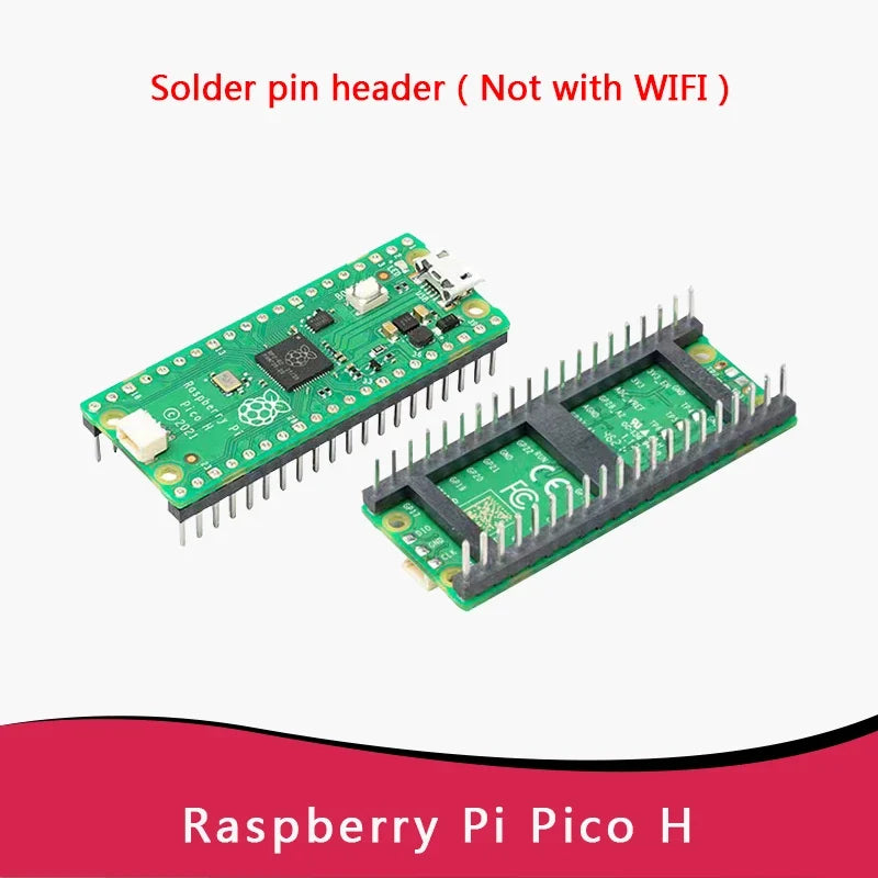 Original Raspberry Pi Pico/2, Pico with Wireless WiFi Development Board, Pico or Pico H with Pin Header, Support MicroPython/C++ by FLIPSTYLEZLLC