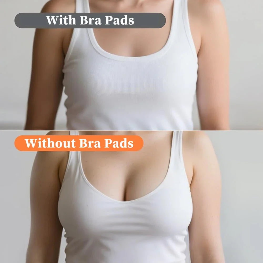 Double Sided Sticky Bra Inserts Push Up Adhesive Bra Pads Breast Enhancer Pads Cup Add Up for Bikini Swimsuit Strapless Dress by Urban Fashion Icon