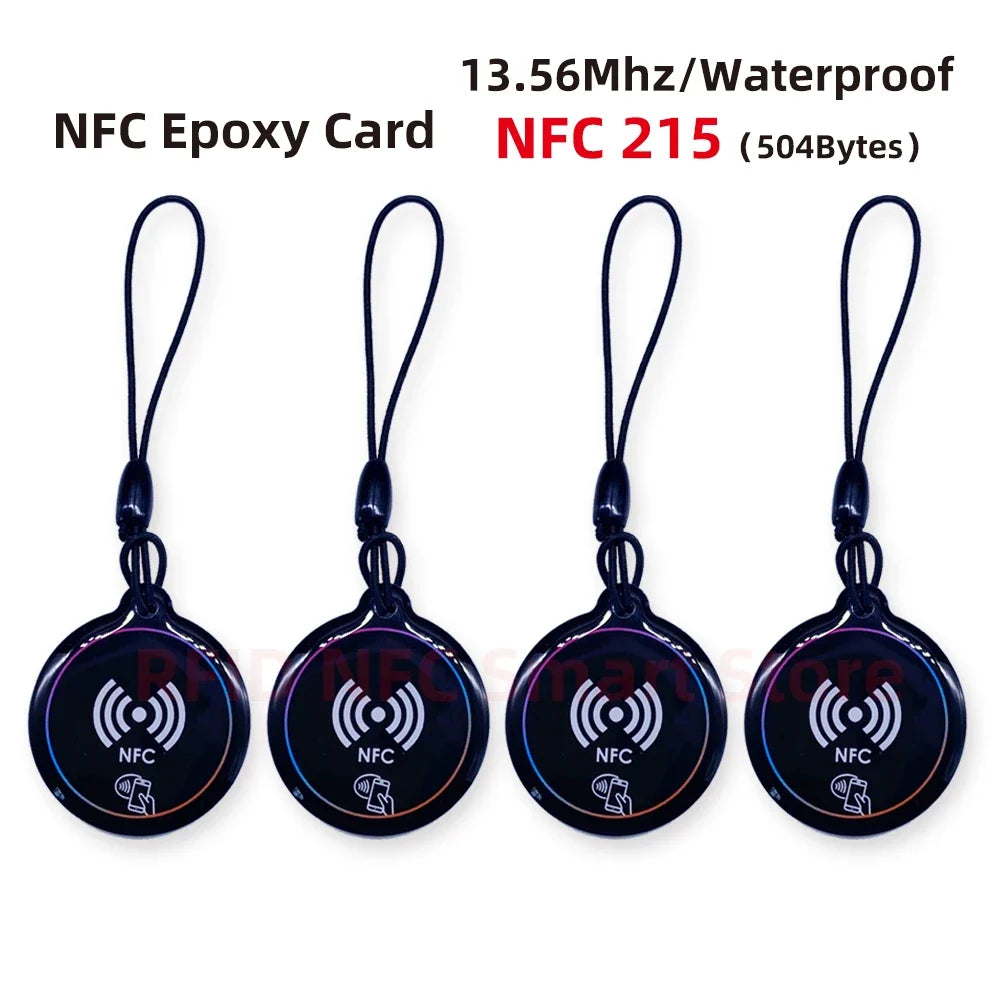 NFC Dripping Card 13.56Mhz Smart Card 504Bytes Nt/ag 215 Tag Card Smart Business Card For All NFC Enabled Phone by FLIPSTYLEZLLC