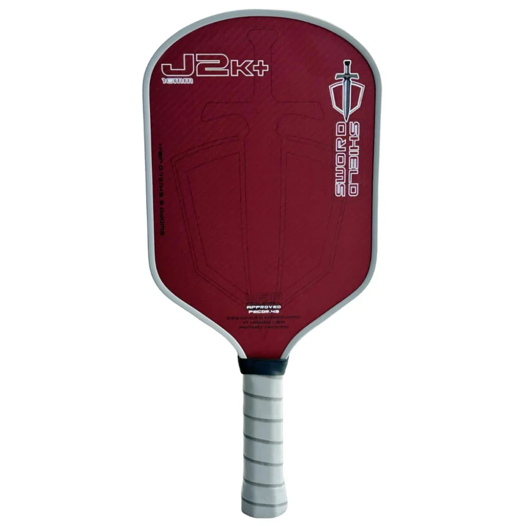 SWORD&SHIELD J2K+ Aramid Fiber Pickleball Paddle, Polymer Honeycomb Core, Large Sweet Spot, Thickness 16MM, Textured Surface by FLIPSTYLEZLLC