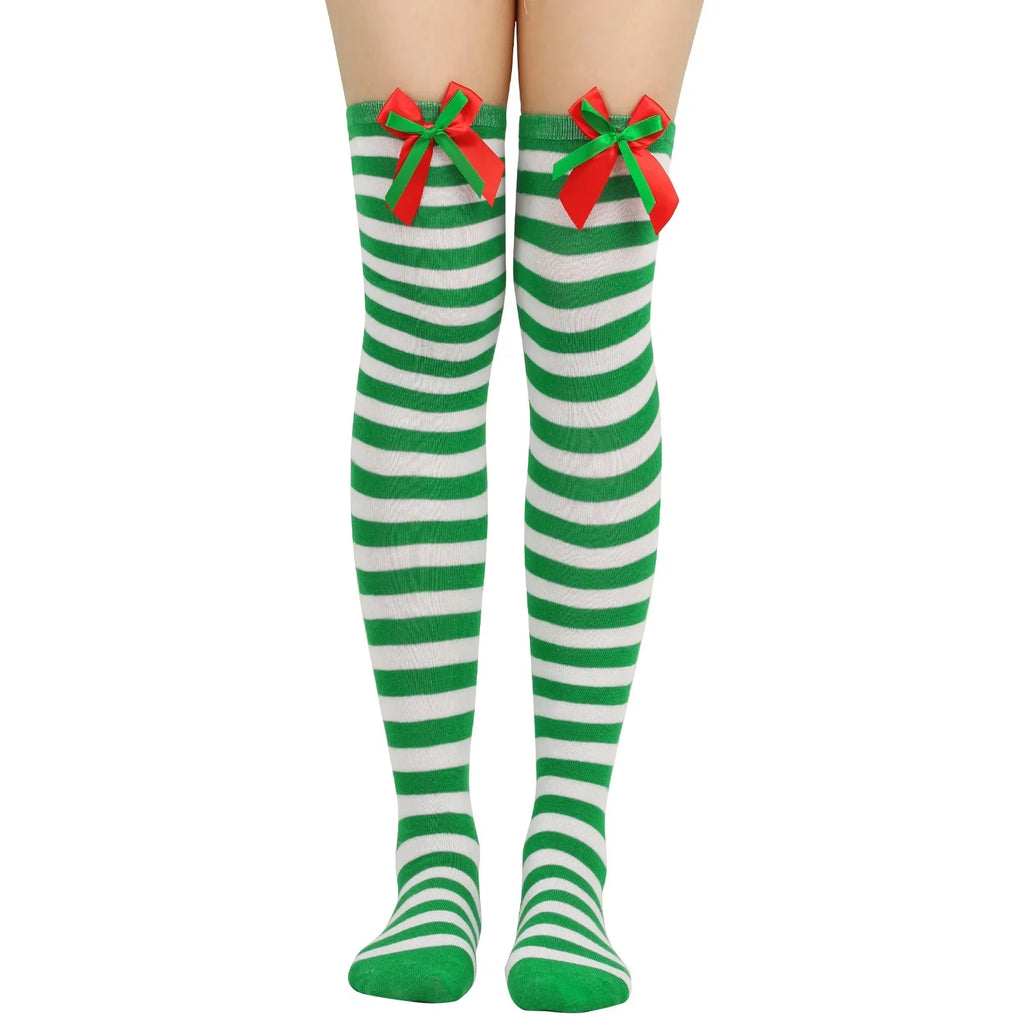 Knee High Christmas Stockings by Kore Kawaii