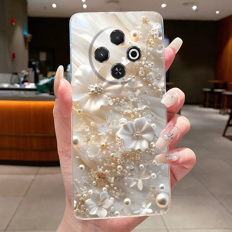 For Tecno Spark 30C Case kl5 kl5n Aesthetic Butterfly Flower Clear Soft Silicone Back Cover Techno Spark 30C Phone Case k15 k15n by FLIPSTYLEZLLC