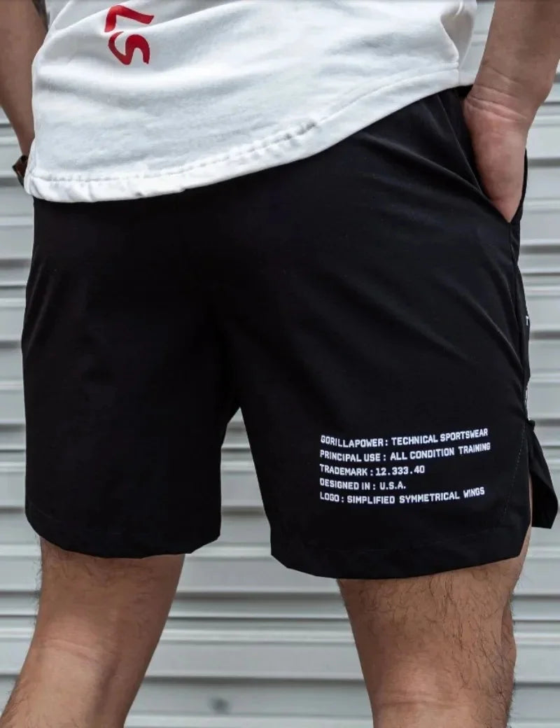 summer Men Shorts Light Weight Thin printing breathable Short Pants Fitness Men Casual Shorts Quick-drying Drawstring Shorts by FLIPSTYLEZLLC