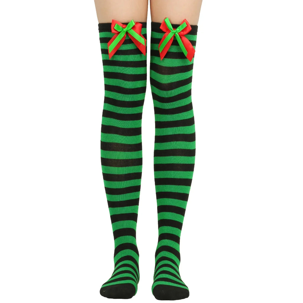 Knee High Christmas Stockings by Kore Kawaii